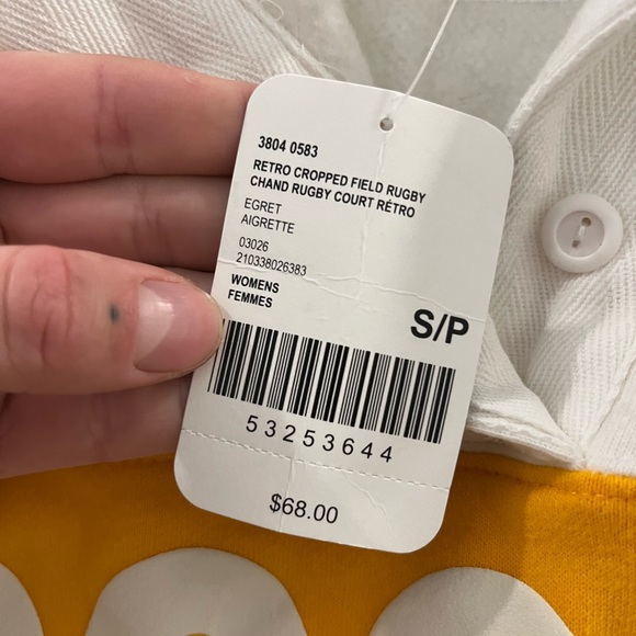 Roots Retro Cropped Field Rugby Pullover - Picture 5 of 5